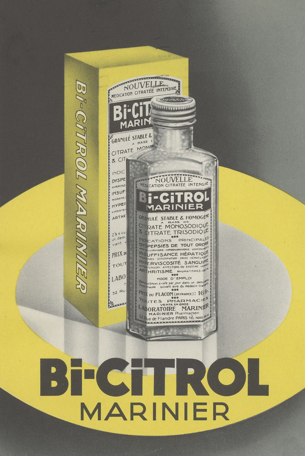 Bi citrol Marinier 1910 1950