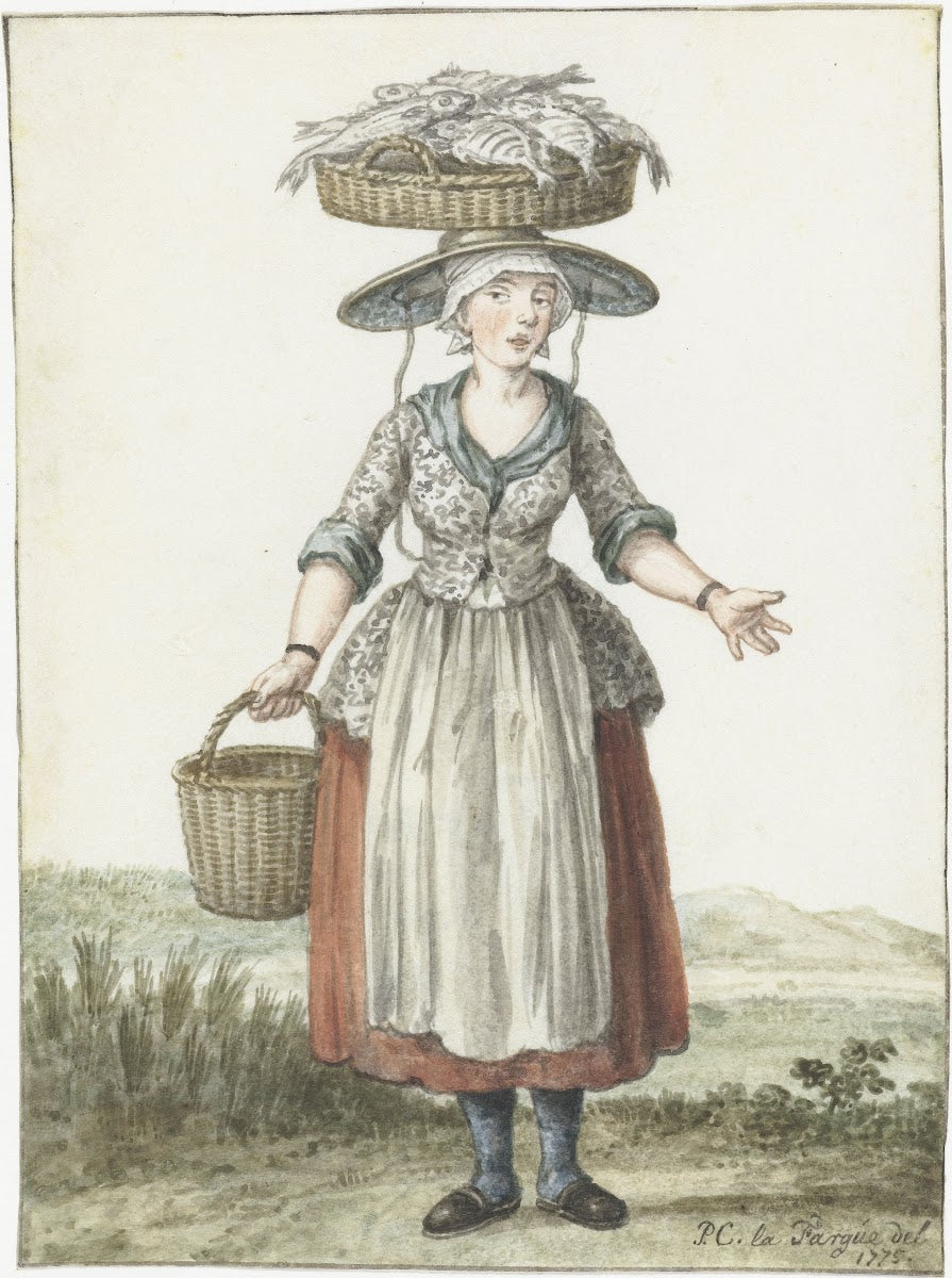 Scheveningse visloopster 1775