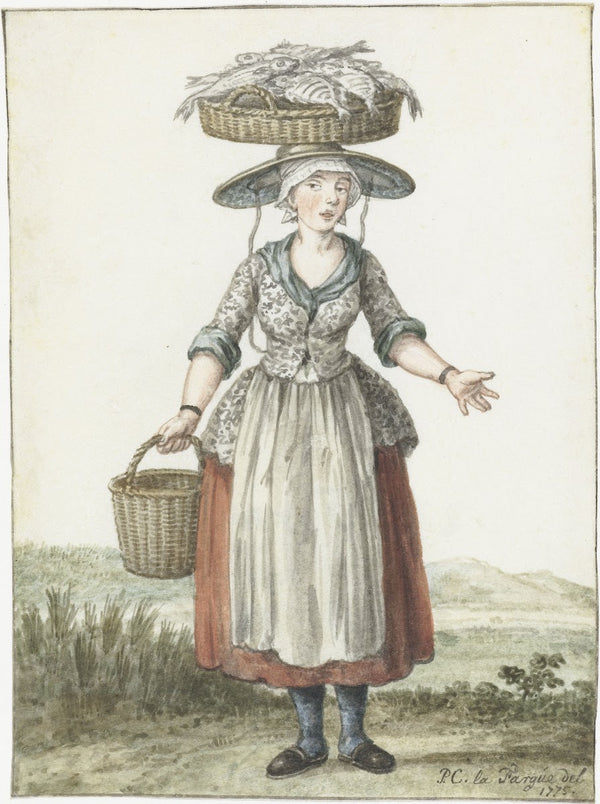 Scheveningse visloopster 1775