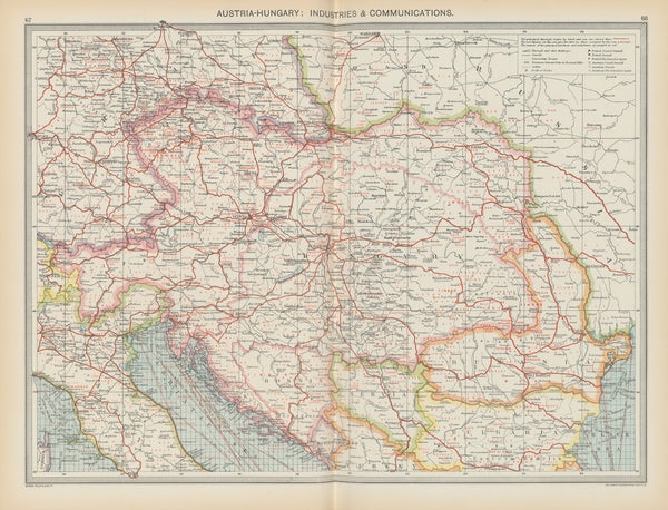 Austria HungaryIndustries And Communications 1908