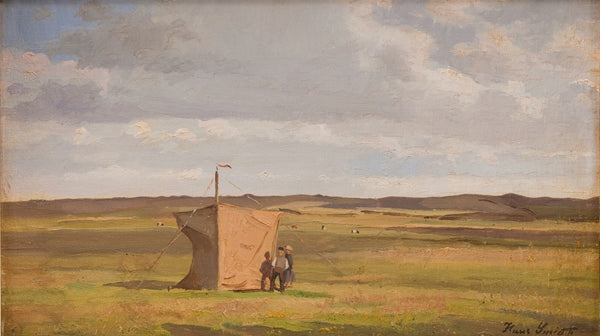 The Artists Shelter on the Moors in Jutland 1907 1911