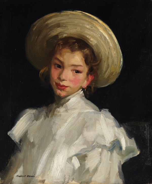 Dutch girl in white 1907
