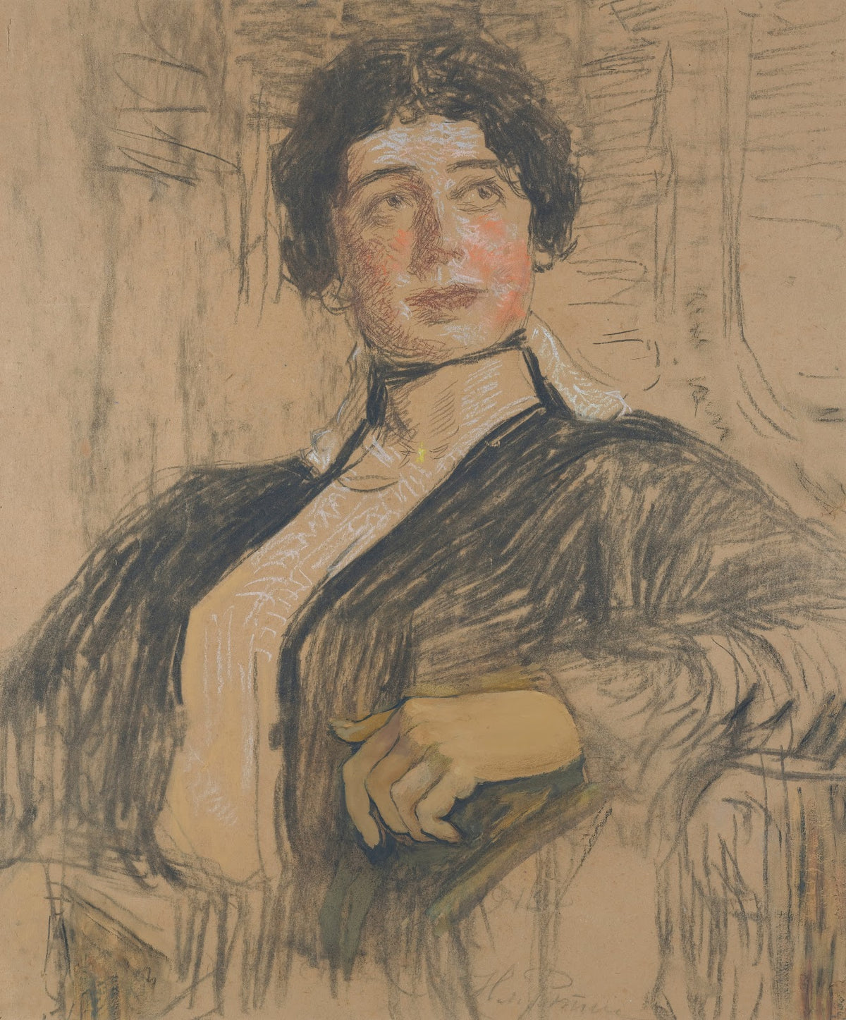Portrait Of Veronika Abegg Werefkin 1916