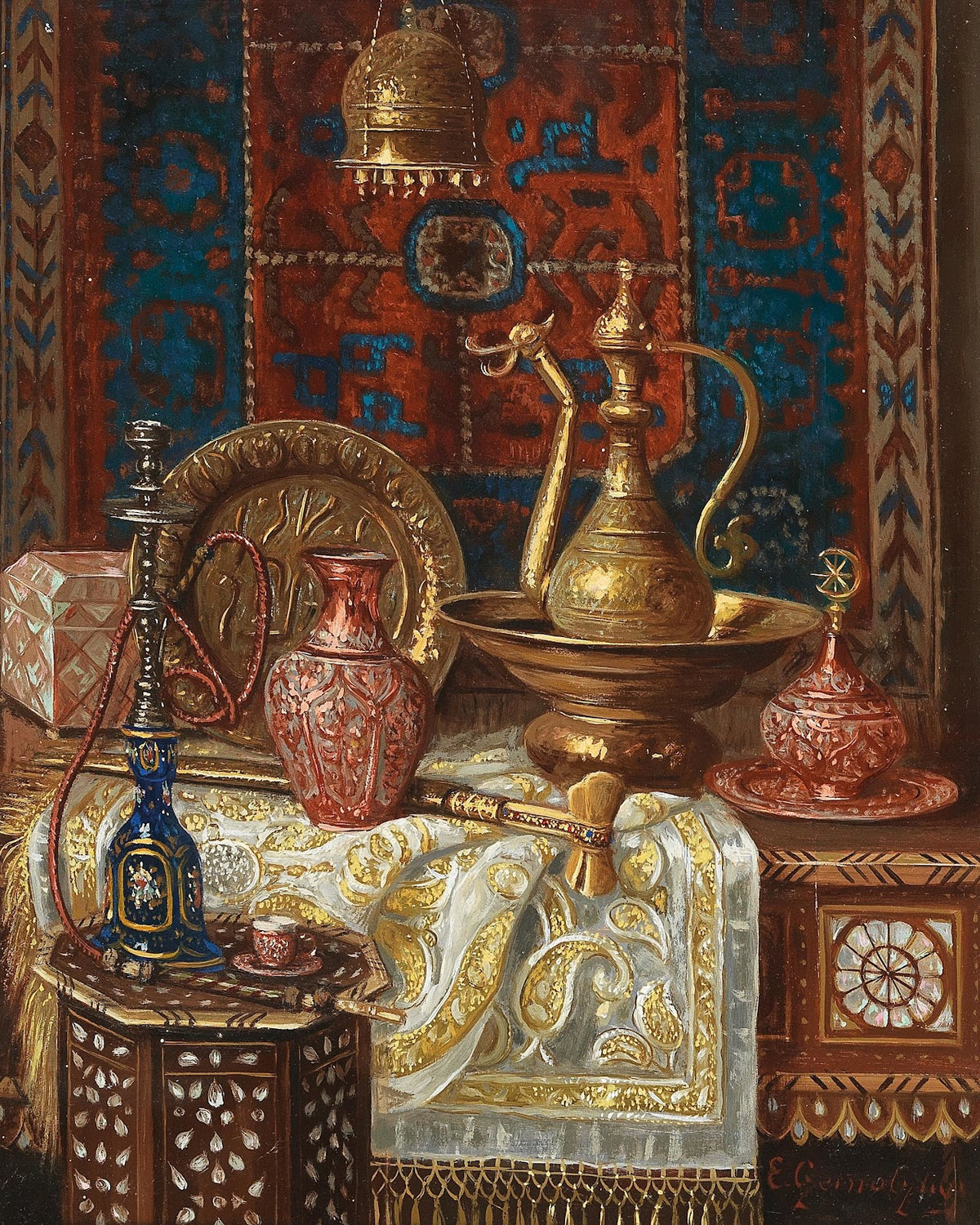 A Still Life with Oriental Objects