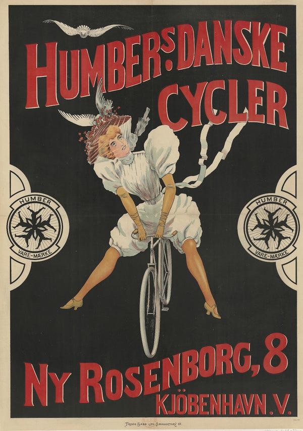 Humbers Danske Cycler Ny Rosenborg 8 KjöbenhavnV 1897