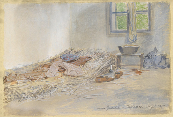Mein Quartier in Zoltance 1915