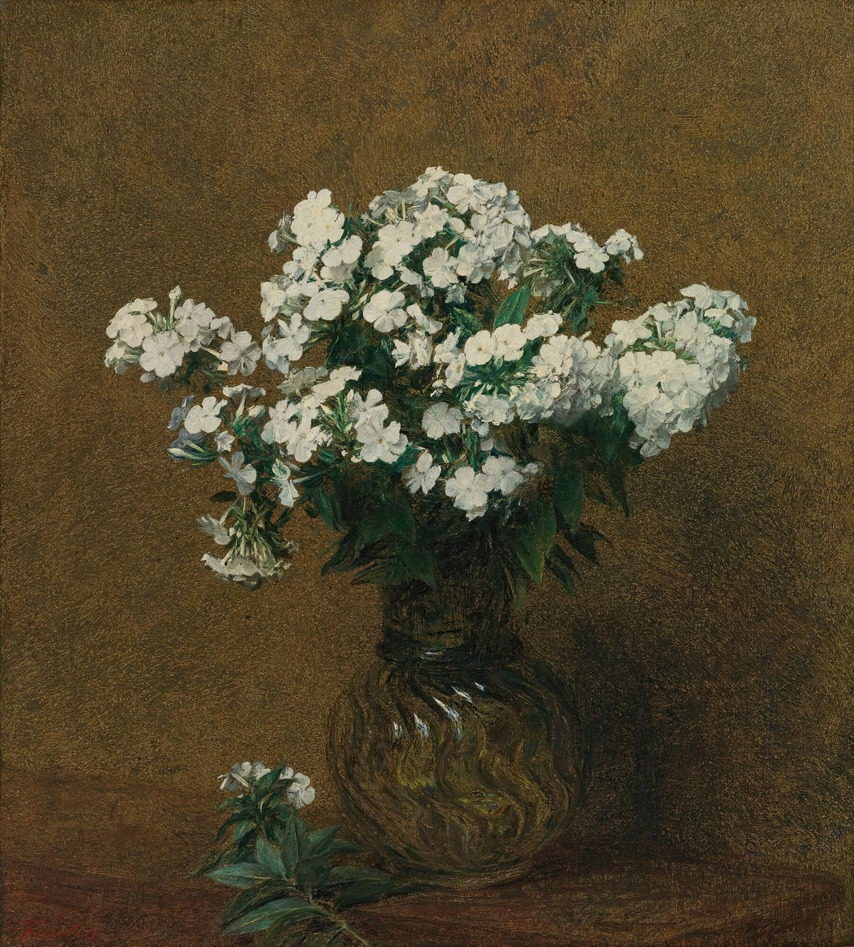 Phlox Blancs Dans Un Vase 1892