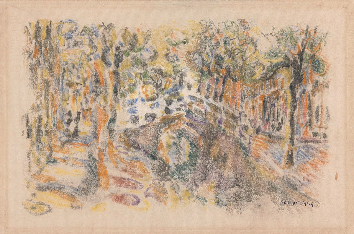 Canal with Bridge