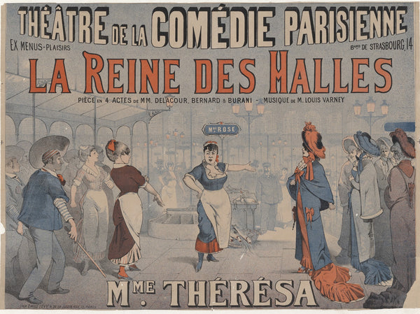 Théatre de la Comédie Parisienne ex Menus Plaisirs Boulevard de Strasbourg 14 L