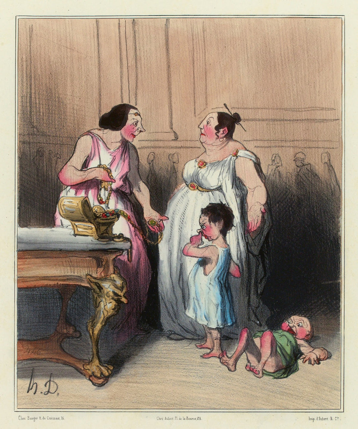 La mère des Gracques 1833