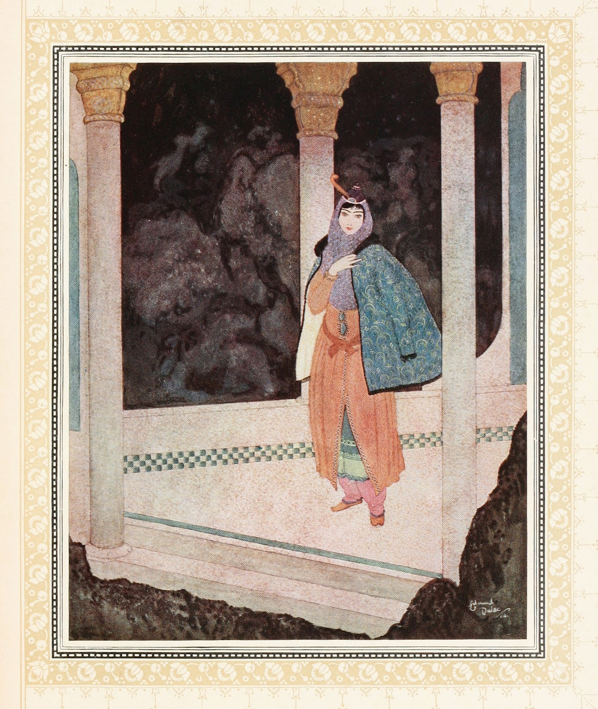 The Prince meets a noble Lady in the Underground Palace 1914