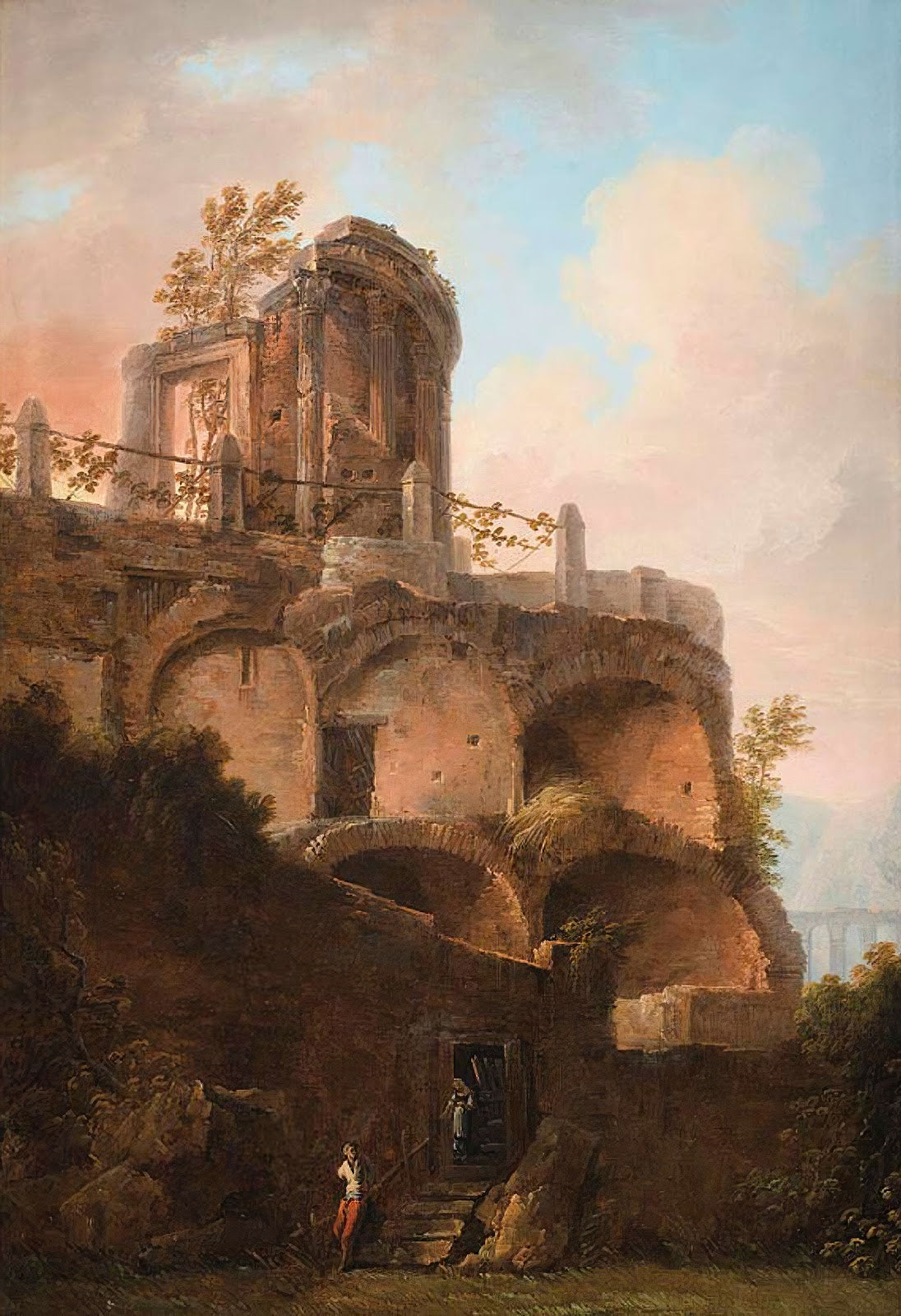 A view ofthe temple ofVesta