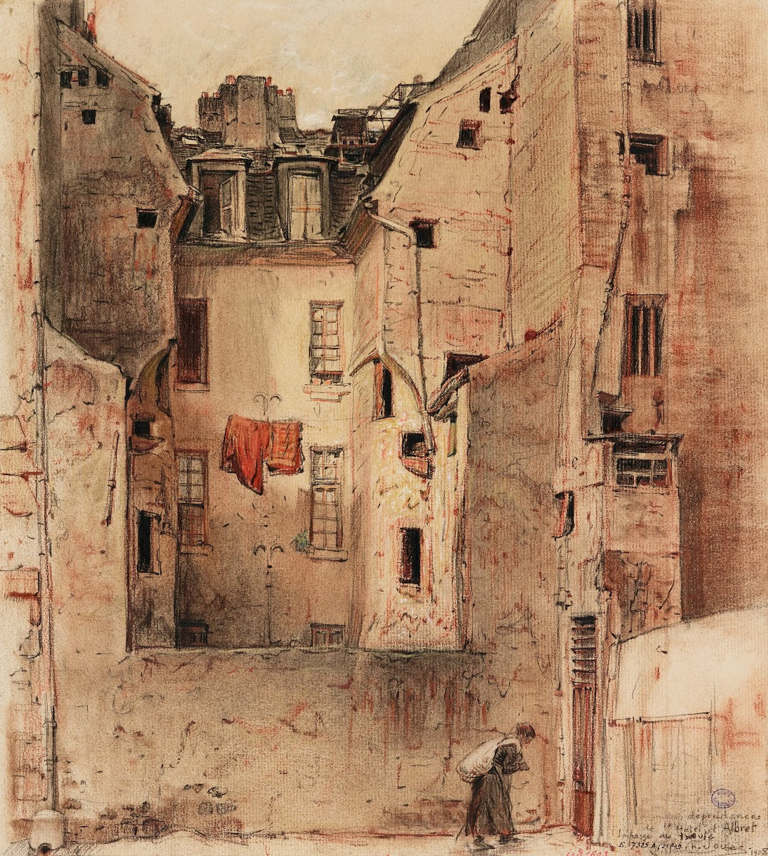 Dépendances de lHôtel dAlbret impasse des Bœufs 1915 1945