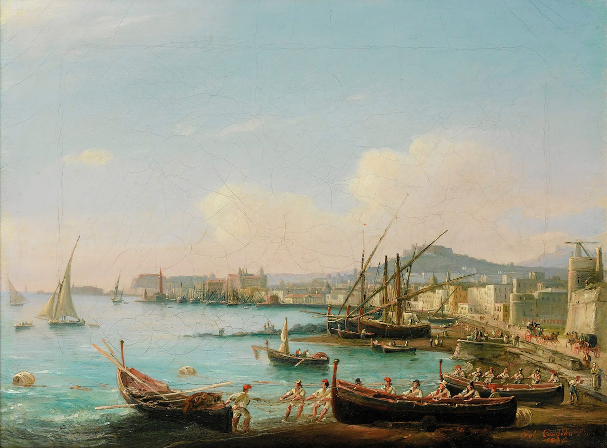 View of the bay of Naples 1836