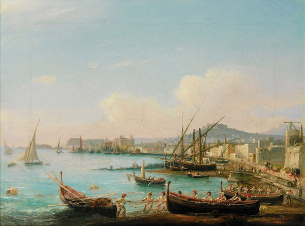 View of the bay of Naples 1836