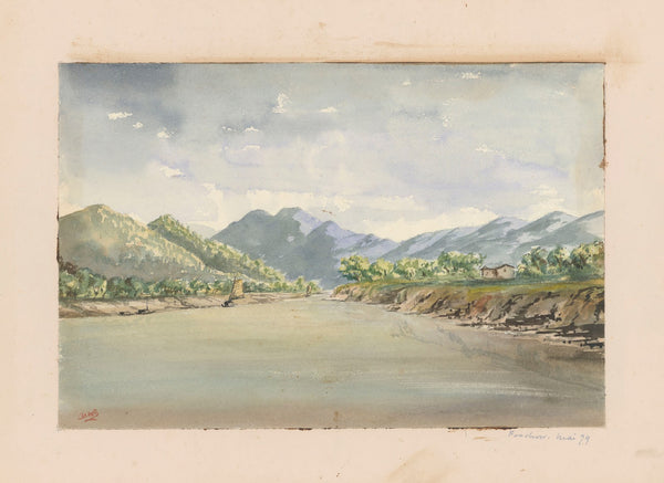 25 aquarelles par Auguste Mouillesaux de Bernières Pl07 1879