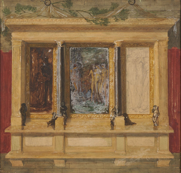 Troy Triptych Compositional Study 1870 2