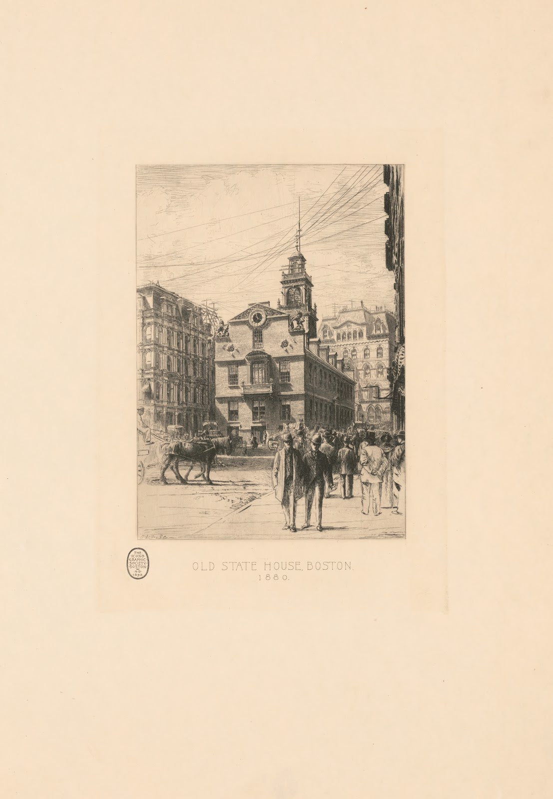 Old State House Boston 1880 1900