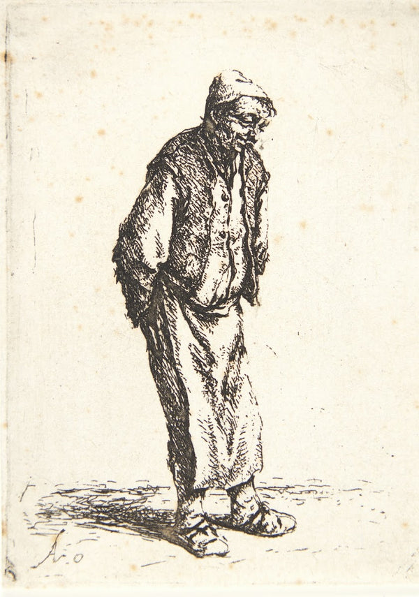 Farmer with his hands behind his back 1640