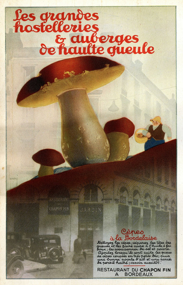 Restaurant du chapon fin à Bordeaux 1910 1950