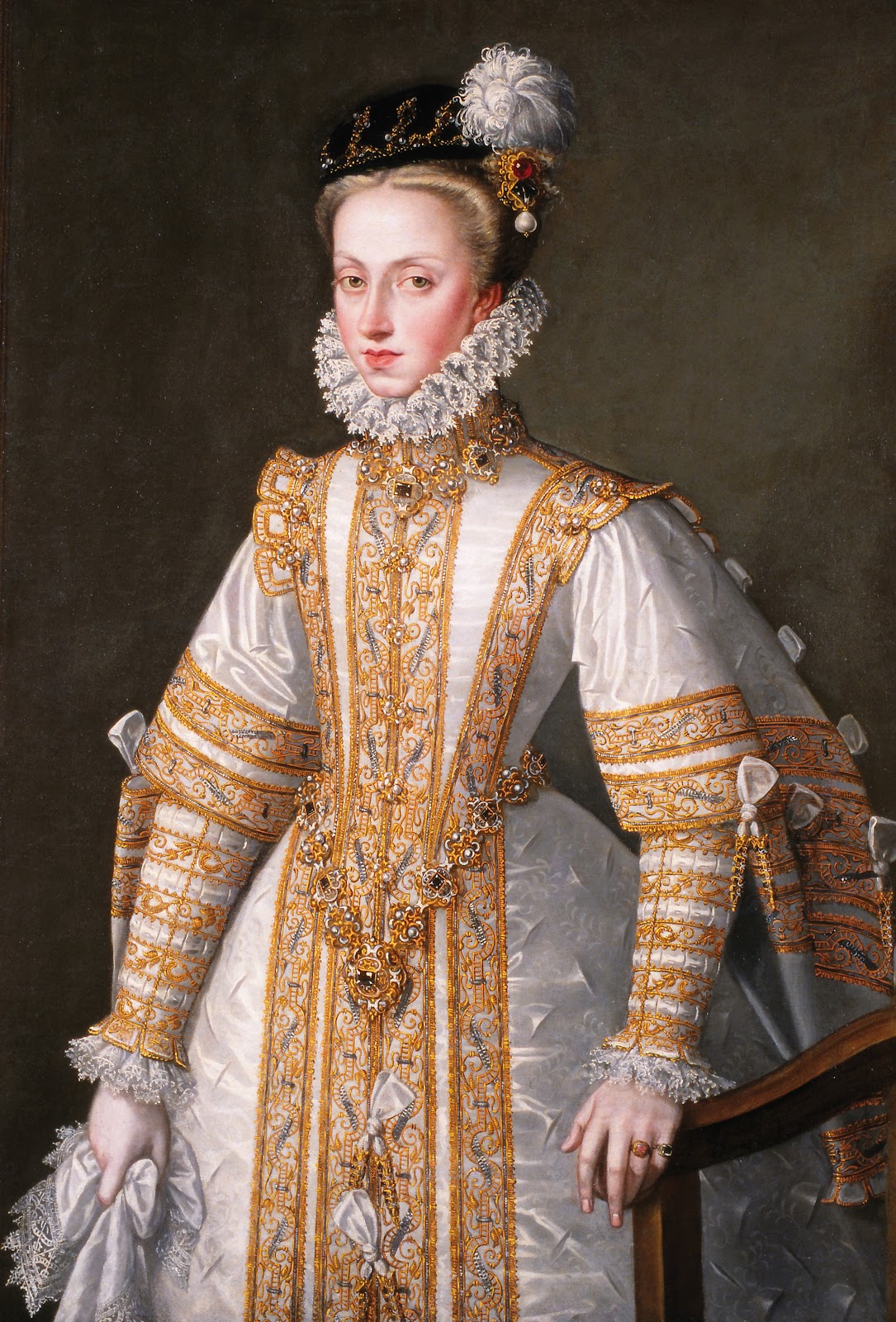 Anne of Austria Queen of Spain circa 1571