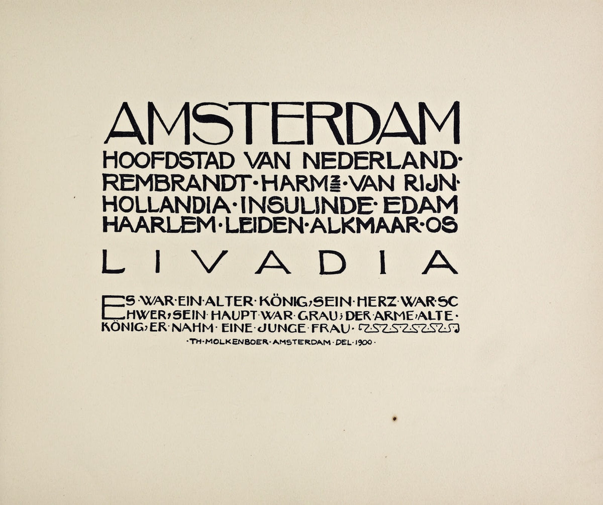 Beispiele kunstlerischer Schrift Pl053 1900
