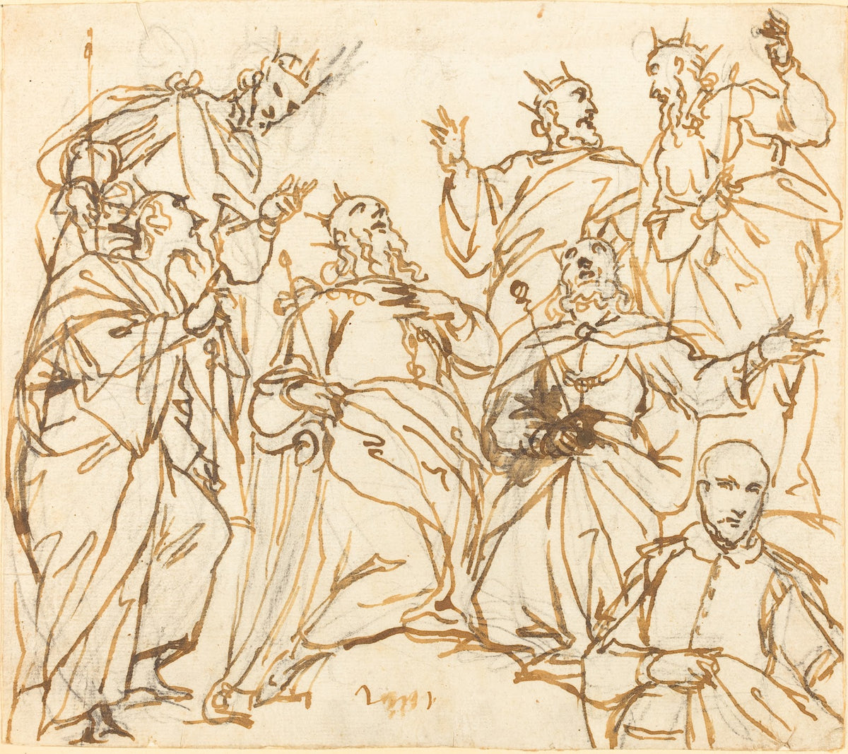 David and the Patriarchs with a Donor c 1613