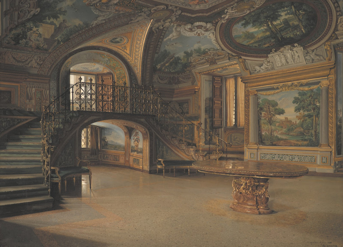 En sal i Palazzo Borghese 1886
