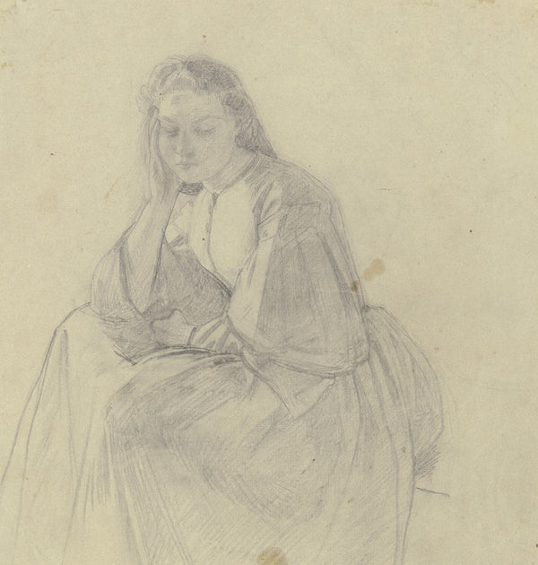 Sitting girl