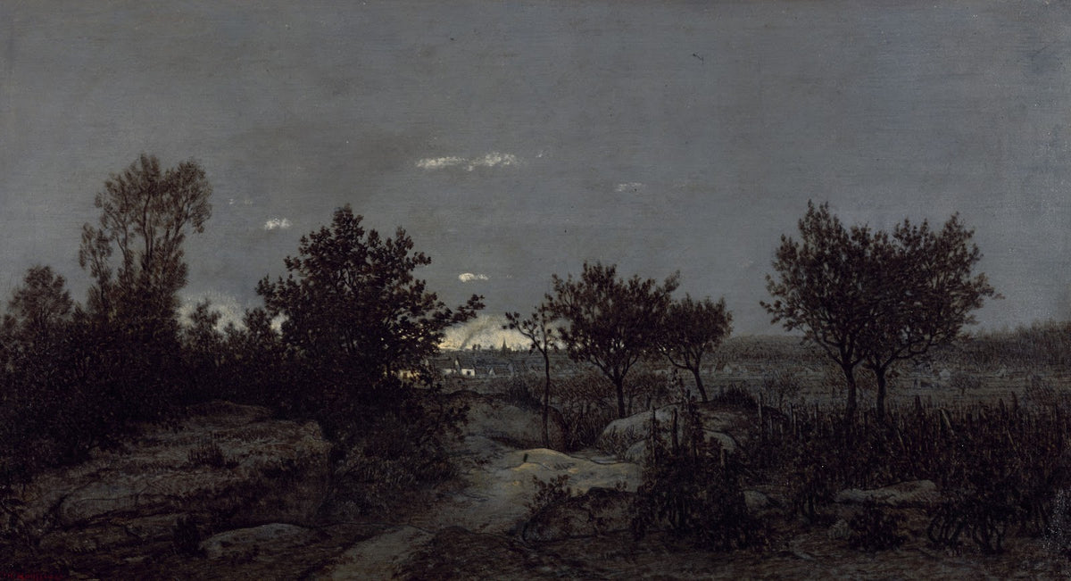 La campagne au lever du jour 1859