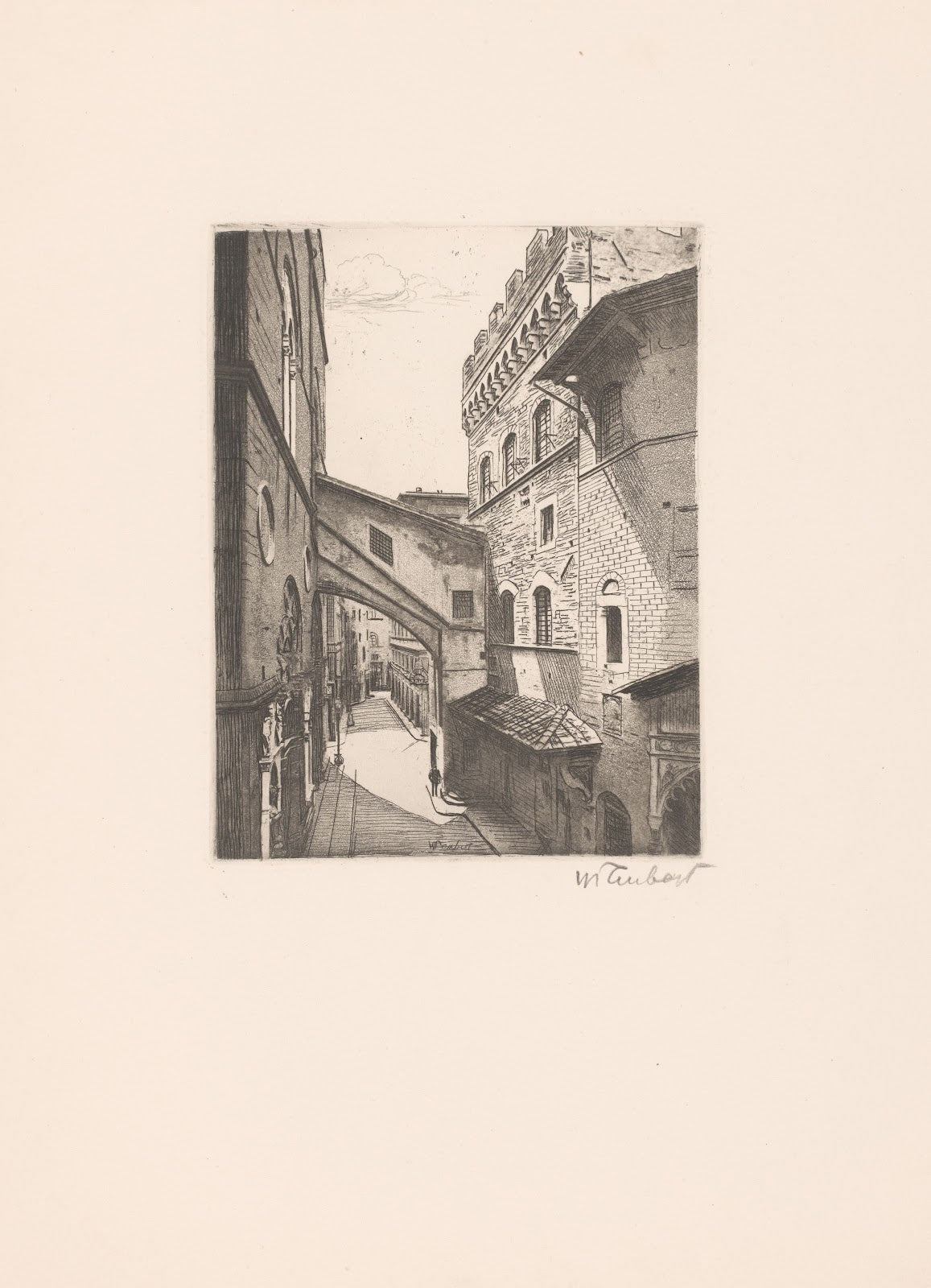 View of Via dellArte della Lana 1886 1927