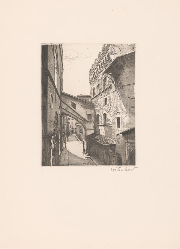 View of Via dellArte della Lana 1886 1927