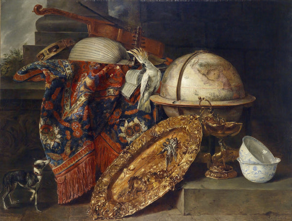 Stillleben Mit Globus 1878