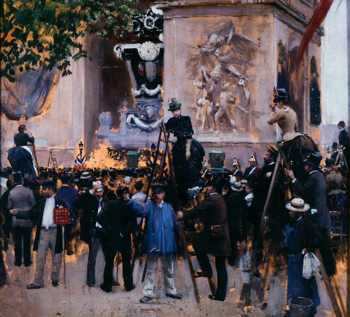 Les funérailles de Victor Hugo place de lÉtoile 1er juin 1885 1885