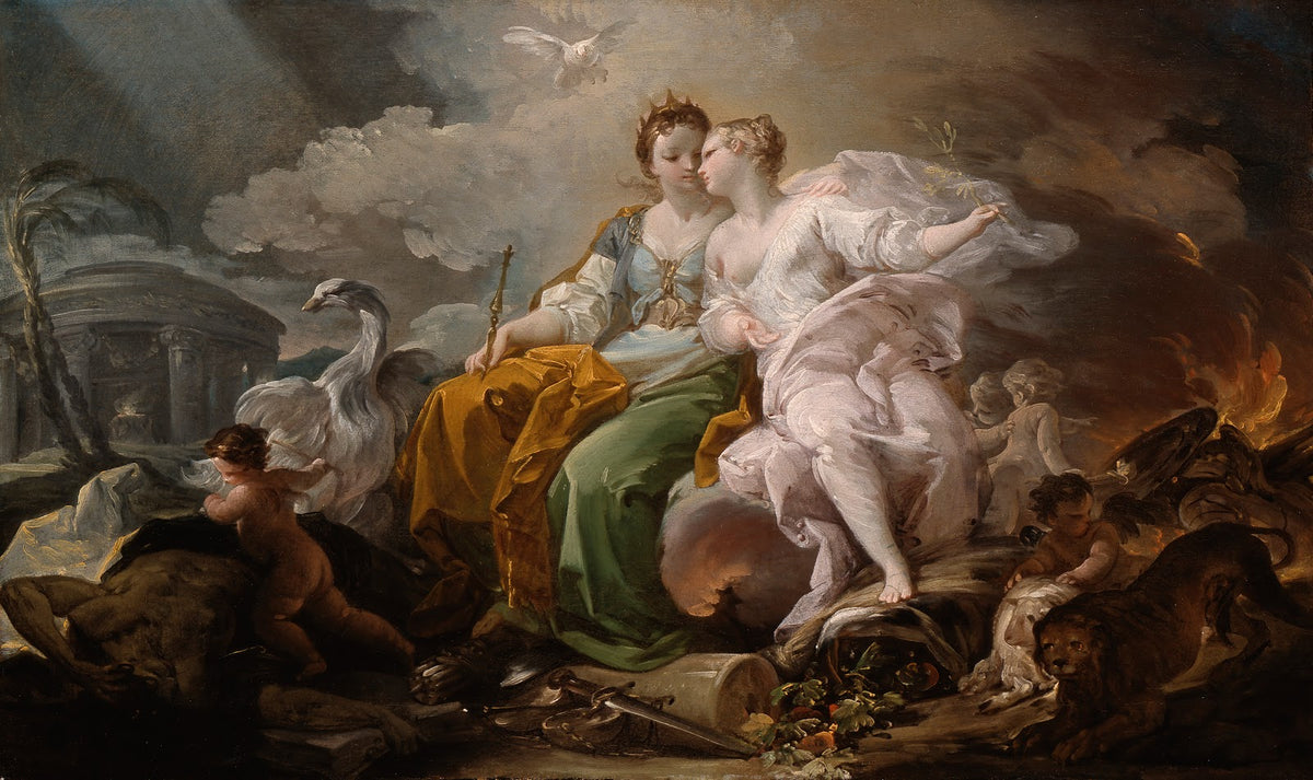 Allegory Of Peace And Justice 1753 1754