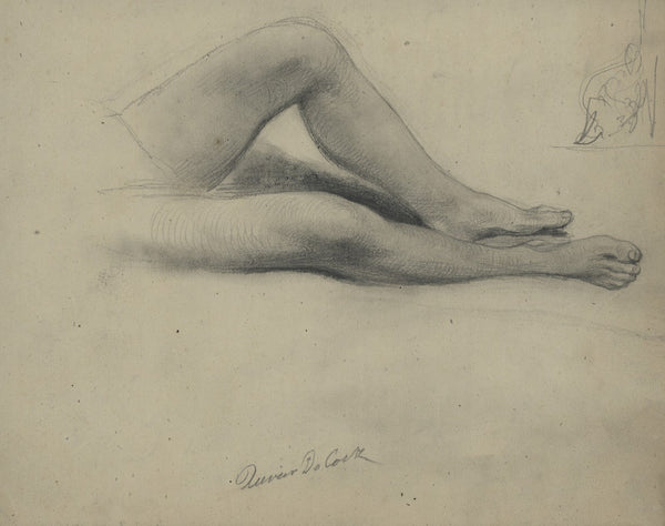Studies of legs and feet 19th century