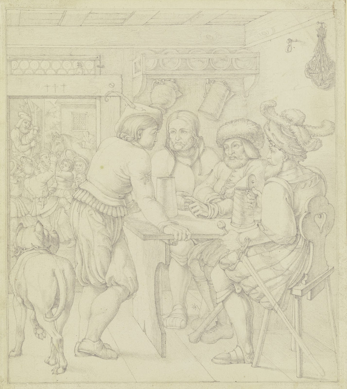 Götz von Berlichingen Herberge mit Bauernhochzeit 1811