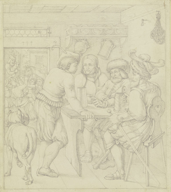 Götz von Berlichingen Herberge mit Bauernhochzeit 1811