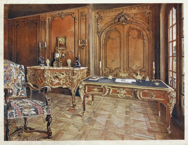 Panelled room French Style of the régence 1910 1911