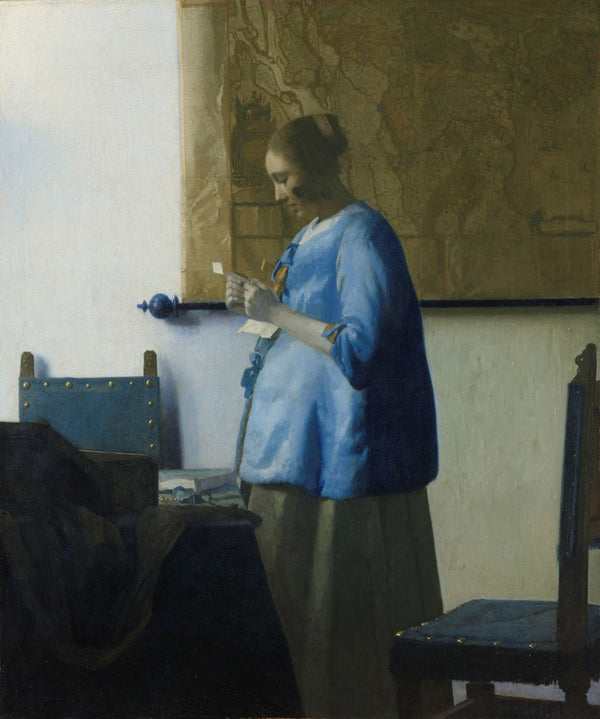 Woman Reading a Letter c 1663