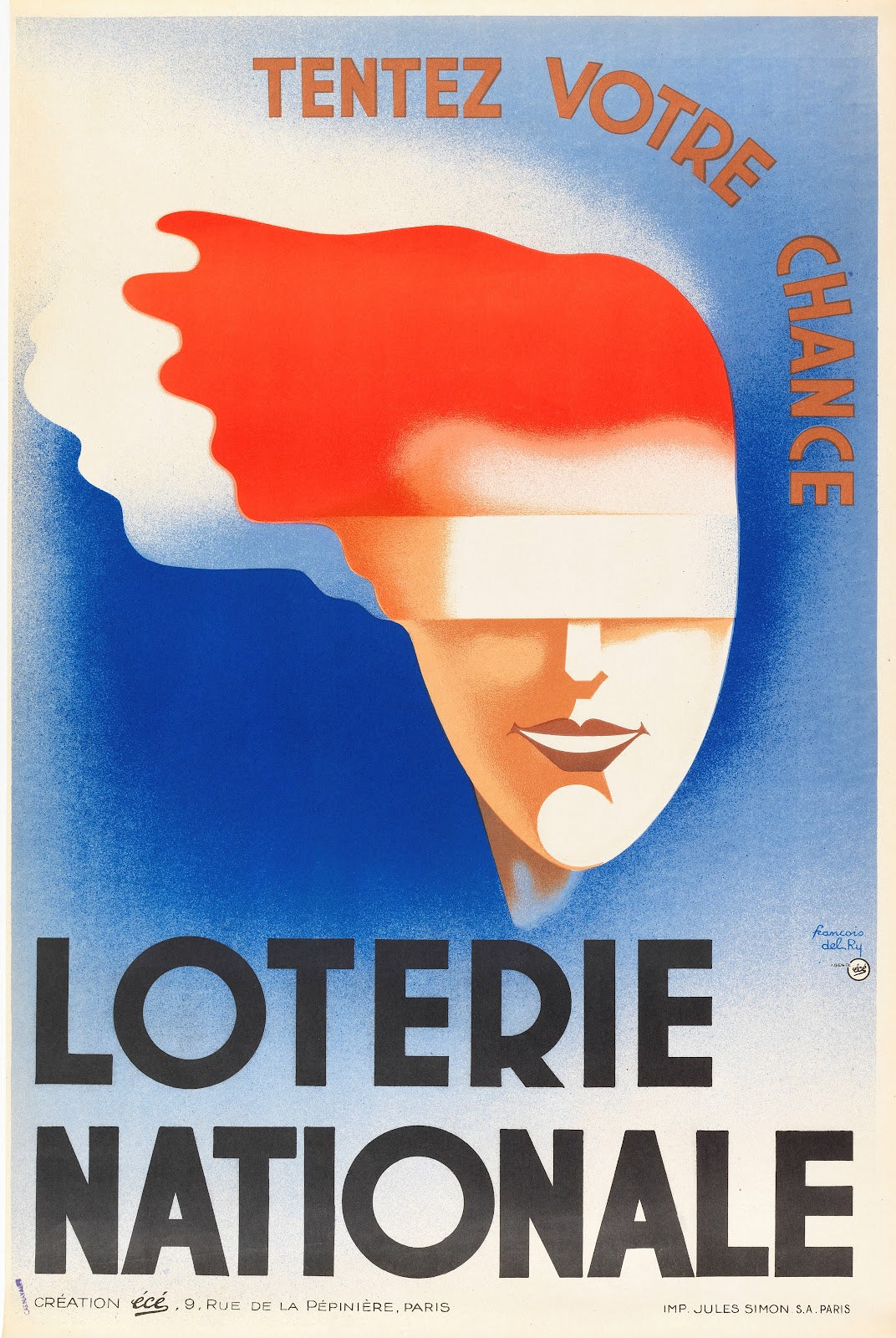 Tentez La Chance Loterie Nationale 1937