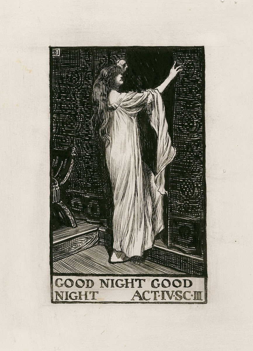 Othello Good night Good night Act IV Scene III 1900
