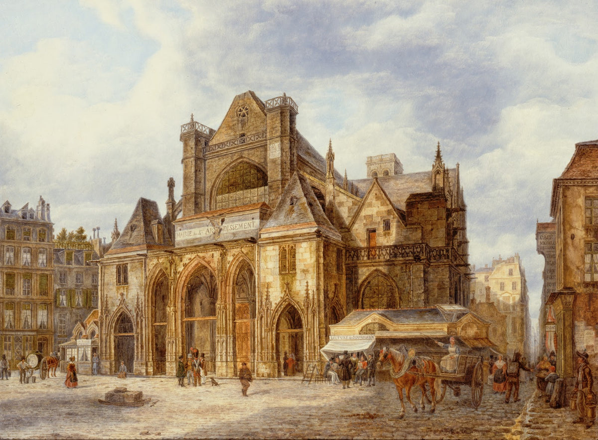 Léglise de Saint Germain lAuxerrois 1840