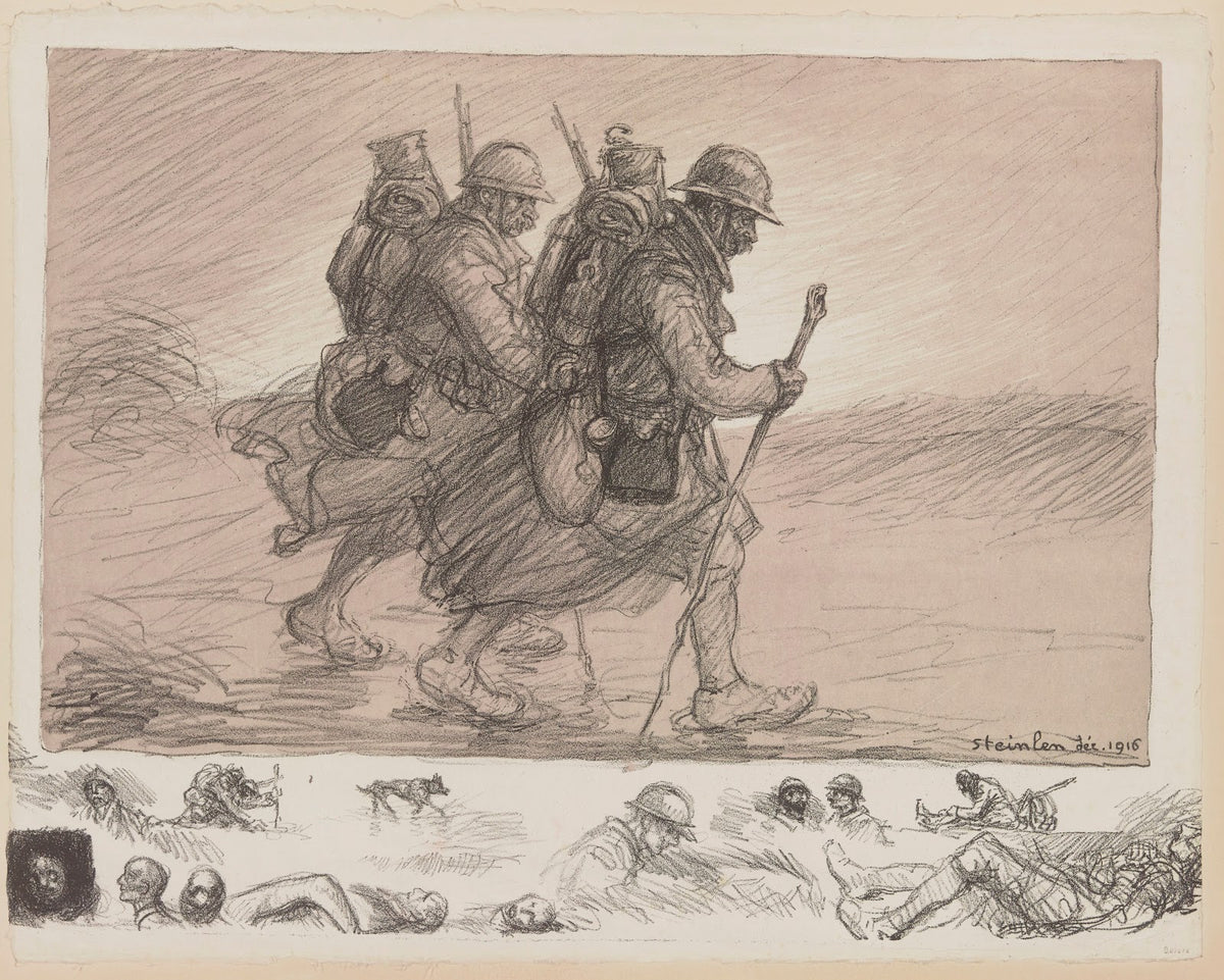 Poilus en marche 1916