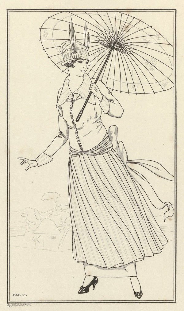 Robe de taffetas 1914