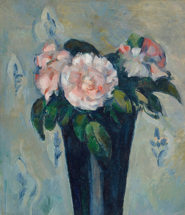 Le vase bleu sombre circa 1880