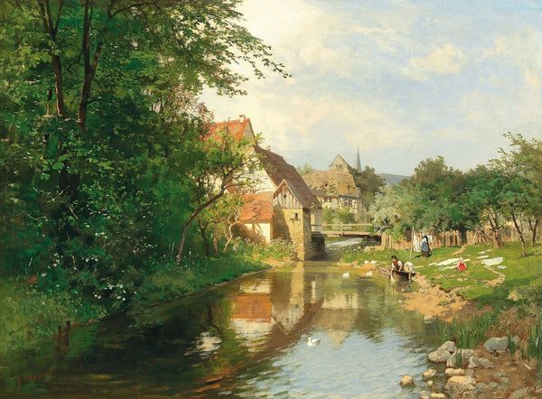 A village by the river