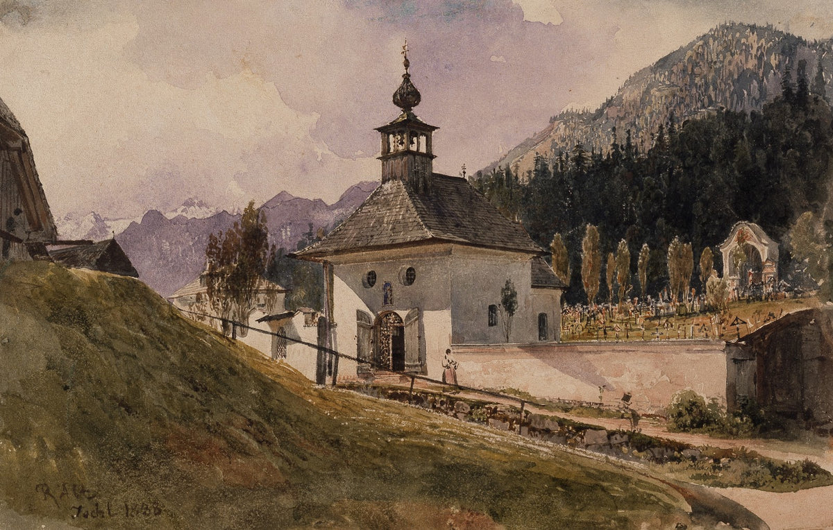 Graveyard in Ischl 1838