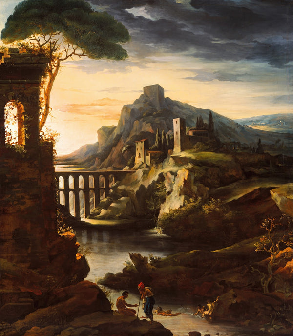 Evening Landscape with an Aqueduct 1818
