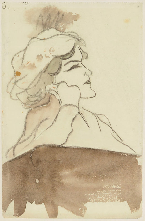 Portrait dune spectactrice 1908